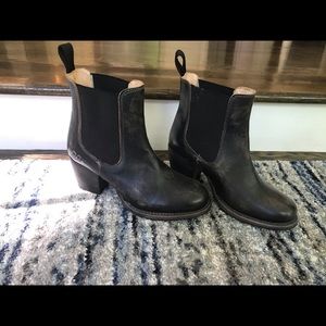 Bed Stu ankle booties vintage black brown size 6.5